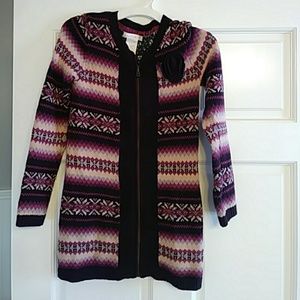 Maggie and Zoe Girls cardigan sweater